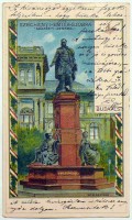 Budapest. Széchényi-emlék-szobra. - Széchényi-Denkmal. 