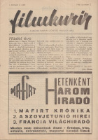 Filmkurir. I.évf. 2.sz.- A Magyar Filmipari Szövetség hivatalos lapja, 1946. nov. 2.
