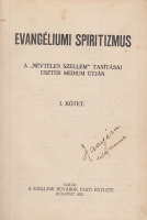Evangéliumi spiritizmus - A 