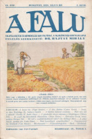 A FALU - Falufejlesztési és népművelési havi folyóirat, a Faluszövetség hivatalos lapja. IX.évf. 5.sz., 1928. május hó.