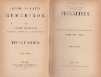 Thukydides I-III. (Egy kötetbe kötve)