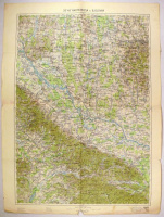Nagykanizsa és Bjelovar  [200 000-es katonai térképe]