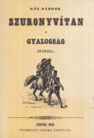 Gál Sándor : Szuronyvítan a gyalogság számára (Reprint kiadás)