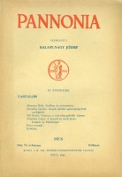 Halasy-Nagy József (szerk.) - (Hamvas Béla) : Pannonia - folyóírat; VI. évf. pótfüzet