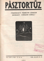 Császár Károly (szerk.) : Pásztortűz XXII. évf.13-14. sz., 1936. júl. 15-31 - Transzilván folyóirat