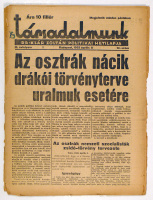 TÁRSADALMUNK.- politikai hetilap. 1933. ápr. - Az osztrák nácik drákói törvényterve uralmuk esetére