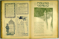 Magyar Géniusz. IX. évf. 1-26 sz. 1900 jan. 1-jún. 24. [Fél évfolyam].  – Szépirodalmi művészeti és társadalmi képes hetilap 