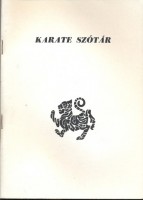 Zsolt Péter (szerk.) : Karate szótár