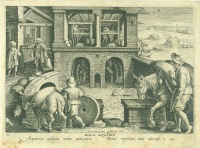 Galle, Philip (1537-1612) - Stradanus [Streat], Jan Van der (1523-1605) után  : Mola aquaria