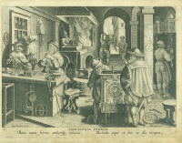 Galle, Philip (1537-1612) - Stradanus [Streat], Jan Van der (1523-1605) után  : Horologia ferrea 