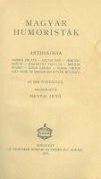 Heltai Jenő (szerk.) : Magyar humoristák. Anthológia