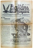 Bajtárs. A Turul Mozgalom lapja. - 1934. Trianon XV. szeptember hó 10.