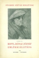 Rippl-Rónai József Emlékkiállítása - 1952. október-november
