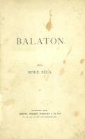 Minke Béla : Balaton