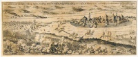 Szeged csatakép, látkép. – Wahre abbildung der Türckischen Vestung Segedin… Octobris 1686 durch Accord erobert worden.