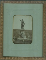 Petőfi Sándor szobra Aradon : Fényképfelvétel az 1890-es évek végéből