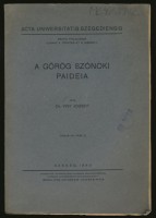 Visy József : A görög szónoki paideia