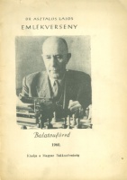 Dr Asztalos Lajos emlékverseny - Balatonfüred 1960.