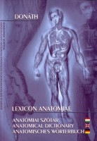Donáth Tibor (szerk.) : Négy Nyelvű anatómiai szótár - Lexicon Anatomiae / Anatómiai szótár / Anatomical Dictionary / Anatomisches Wörterbuch
