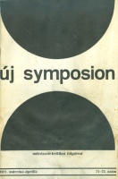 új symposion - művészeti-kritikai folyóirat, 71-72. sz.