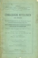 Herrmann, Anton (redigiert und herausgegeben) : Ethnologische Mitteilungen aus Ungarn. - IV. Bd. 1895. januar 1. Heft.