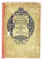 Jakabffy Ferencz (Szerk.) : Budapesti Építőmesterek Kőmíves-Kőfaragó és Ács Mesterek Ipartestülete VII. évkönyv 1911.
