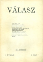 Gulyás Pál (szerk.) : Válasz I. évfolyam 5. szám 1934. december