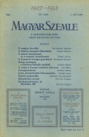 Magyar Szemle, 1932/2.(58.) sz.