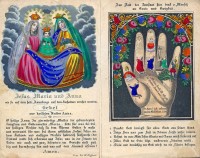 055. [A kis Jézus Szűz Máriával és Szent Annával - Amulettkép] „Jesus, Maria und Anna” 