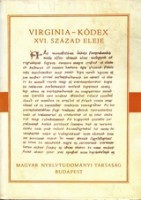 Virginia-kódex - XVI. század eleje
