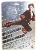 Lengyel András (terv.) : Nyílt kick-box karate világbajnokság, Budapest Sportcsarnok 1985.