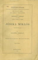 Szinnyei Ferencz  : Jósika Miklós (székfoglaló)
