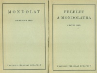 [Somogyi Gedeon]  : Mondolat. Dicshalom 1813. Kiadta Balassa József. Két hasonmással.
