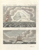 Bertuch, Friedrich Johann Justin : [Vitorlás hajó jéghegy előtt]