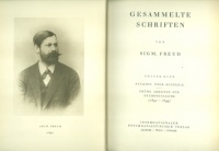 Freud, Siegmund : Gesammelte Schriften. 1. Band: Studien über Hysterie / Frühe Arbeiten zur Neurosenlehre.