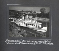 Az Óbudai Hajógyárban 1947 és 1960 között készült, részben jóvátételként a Szovjetunióba került hajók portfoliója. Fotóalbum.