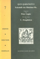 Lágler Péter - Dzagdsüren, U. : Quan Qaranggui.  Faksimile des Rintchen-Ms.