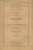 Heinrich Gusztáv : Etzelburg és a magyar húnmonda