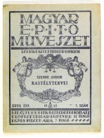Szende Andor : - - kastélytervei. - Magyar Építőművészet XXVII. évf. 1927. 7. 