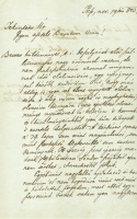 GARAY János (1812-1853) tintával írt levele [Kovács Jánosnak, Győr]