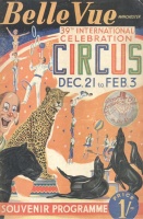 Belle Vue Circus Manchester Souvenir Programme