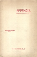 Bolyai, Johannes (Bolyai János) : Appendix. [Hasonmás kiadás.]
