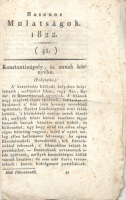 Hasznos mulatságok. 1822. (41.)