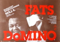 Fats Domino - Budapest, 1991. [Koncertplakát]