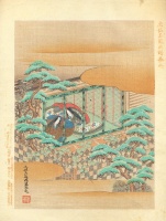 046.     Unidentified artist : (Scene from The Tale of Genji. Based on a painting of Tosa Mitsuoki.)