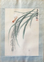 066.     QI BAISHI (Chi Pai Shih) : (Rice and Grasshopper.)