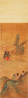 108.     Unidentified artist : After Yu Zhiding ’Shenzai’                 (Yü Chih-ting): (Xian, Hermit of Rivers Riding on a Large Carp. 