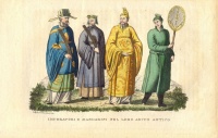125.     BERNIERI, AND(REA) : Imperatori Mandarini nel loro abito antico. (Emperors and Mandarins  in their Ancient Dress.)