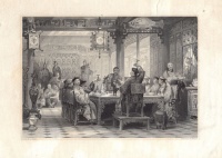 128.     PATERSON, G. : Dinner party at a Mandarin's House. Engraved after a picture by Thomas Allom.