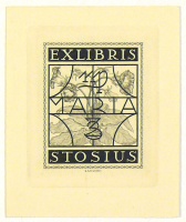 Ranzoni, Hans (1896-1991) : Exlibris Maria Stosius